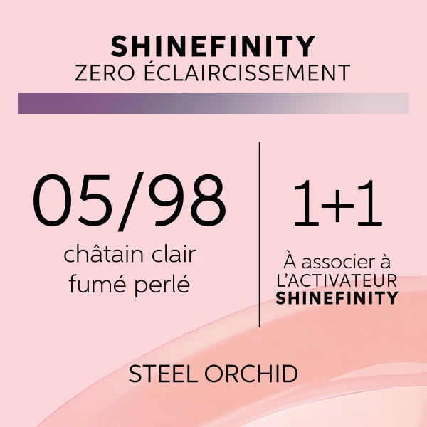 Coloration Gloss Shinefinity 05/98 Stell Orchid Wella 60ML – Image 2