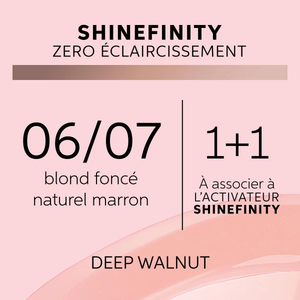 Coloration Gloss Shinefinity 06/07 Deep Walnut Wella 60ML – Image 2