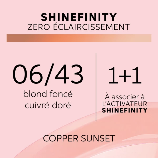 Coloration Gloss Shinefinity 06/43 Copper Sunset Wella 60ML – Image 2