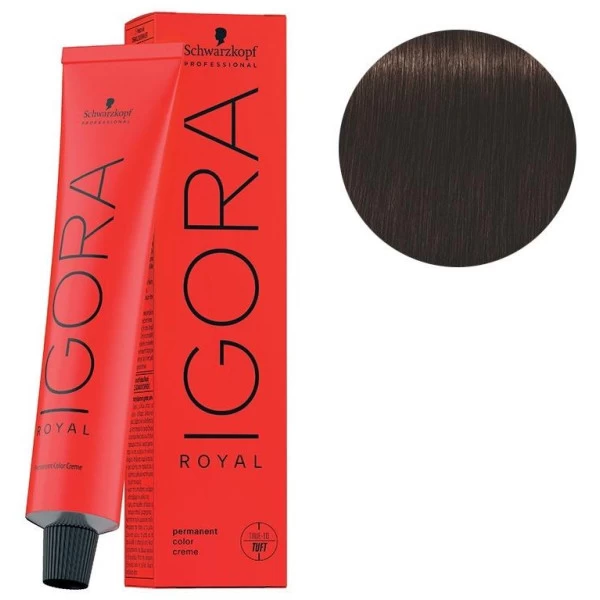 Schwarzkopf Coloration Igora Royal 3-68 Châtain Foncé Marron Rouge 60ML