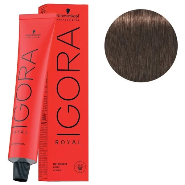 Schwarzkopf Coloration Igora Royal 4-6 Châtain Moyen Marron 60ML
