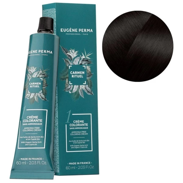 Coloration Sans Ammoniaque Carmen Rituel N°3.8 Châtain Foncé Moka Eugène Perma 60ML