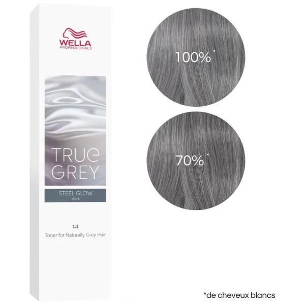 Coloration True Grey Steel Glow Dark Wella 60ML