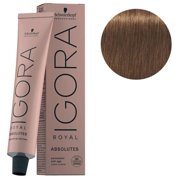 Schwarzkopf Igora Royal Absolutes 7-60 Blond Moyen Marron Naturel 60 ML