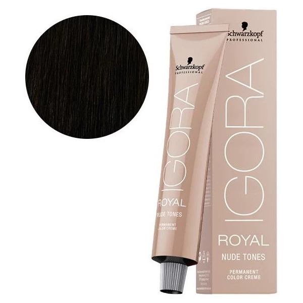 Schwarzkopf Igora Royal Nude Tones 4-46 Chatain Moyen Beige Marron 60 ML