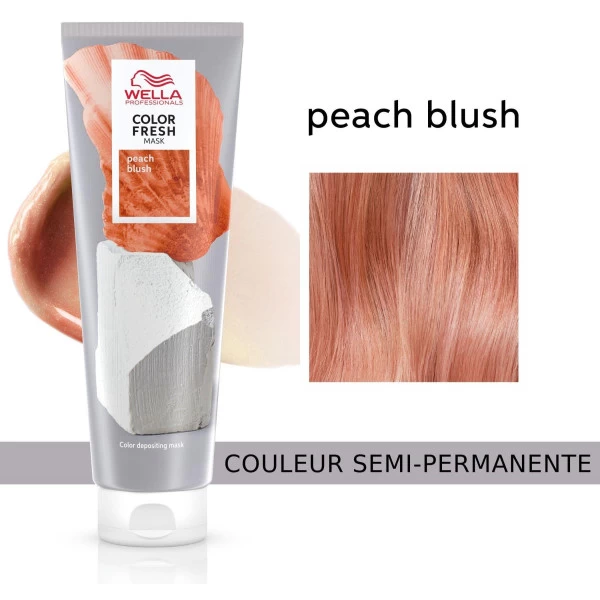 Masque Colorant Peach Blush Color Fresh Mask Wella 150ML – Image 4
